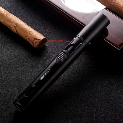 PISTOLA DE PULVERIZACIÓN de autodefensa a prueba de viento para mujer, soldadura inflable a prueba de viento, encendedor directo de alta potencia, encendedor multiselección