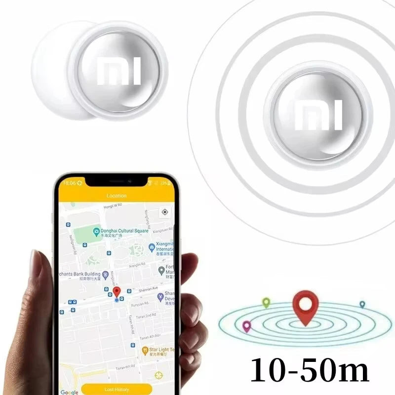 Xiaomi Rastreador Inteligente GPS para Mascotas - Mini Localizador Antipérdida Bluetooth 4.0 con App para Billetera y Llaves