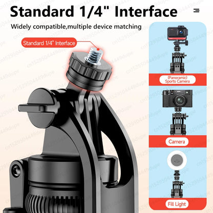 Trípode Extensible con Control Remoto Bluetooth, Soporte para Teléfono y Rosca 1/4'', Monopod de 72 Pulgadas para Smartphone, Cámaras y Proyectores