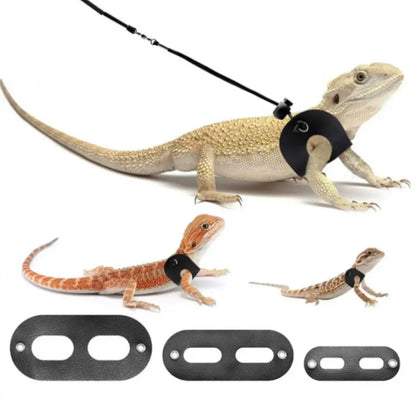 Arnés Ajustable para Reptiles - Correa Suave y Cómoda para Dragones Barbudos y Mascotas Pequeñas