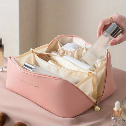 Organizador de Maquillaje para Mujeres - Estuche de Cosméticos de Lujo con Diseño Elegante para Viajes y Uso Diario