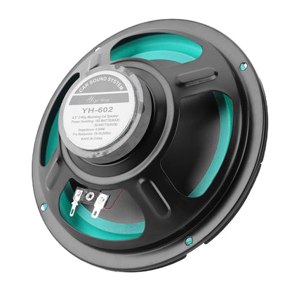 Altavoces de Coche Coaxiales de 4/5/6 Pulgadas - 160W HiFi Subwoofer Universal para Audio Automotriz