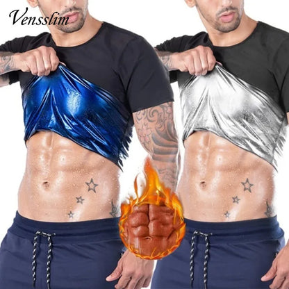 Chaleco Sauna para Hombres: Pérdida de Peso, Moldeador Corporal, Camiseta con Cierre, Entrenamiento para Adelgazar y Quemar Grasa