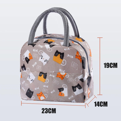 Bolsa Térmica de Almuerzo con Diseño de Dibujos Animados, Bolsa de Aislamiento para Conservación de Alimentos, Picnic y Comida para Llevar
