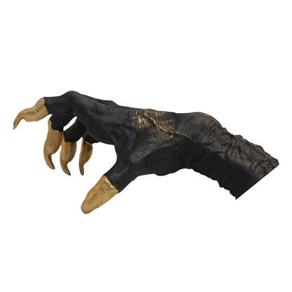 Estatuas Creativas de la Mano de Bruja Gótica en Resina, Adorno Estético para Llaves en Pared, Perchero para Bolsos, Esculturas de Arte en Pared para Decoración del Hogar