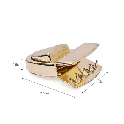 5 Piezas de Broches de Metal para Bolsos, Cierres para Carteras, Bolsos de Hombro y Bolsas de Mano, Accesorios para DIY