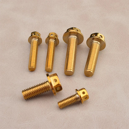Tornillos Hexagonales de Acero Inoxidable 304 con Recubrimiento de Titanio - M4, M5, M6, M8, M10
