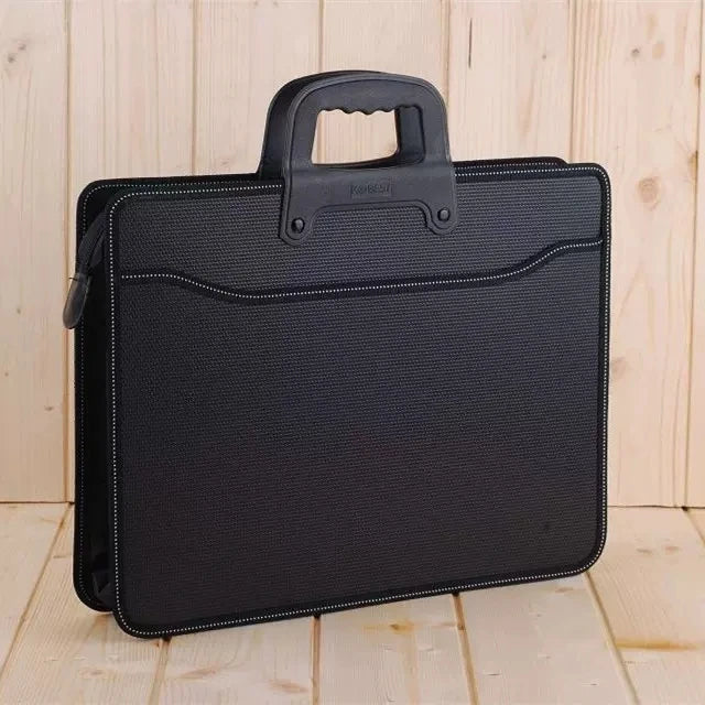 Maletín de Gran Capacidad para Documentos A4 - Bolsa de Oficina, Bolsa de Información, Resistente y Organizada