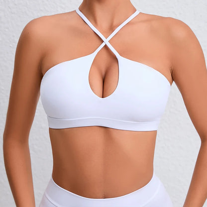 Top Deportivo Hearuisav para Mujer | Sujetador Deportivo de Yoga y Fitness con Diseño Cruzado, Elástico y Transpirable