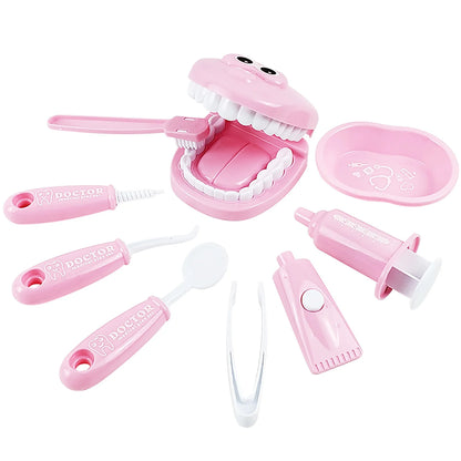 Set de Juguete de Dentista para Niños | Simulación de Educación Temprana para Practicar Higiene Oral