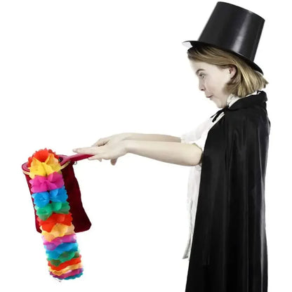 Bolsa de cambio mágico, accesorio mágico, mango giratorio, hace que las cosas aparezcan, rendimiento, escenario, truco de magia para niños, suministros para fiestas