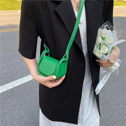 Mini Bolso Cruzado de Diseñador para Mujer, de Cuero PU, Diseño Moderno y Elegante