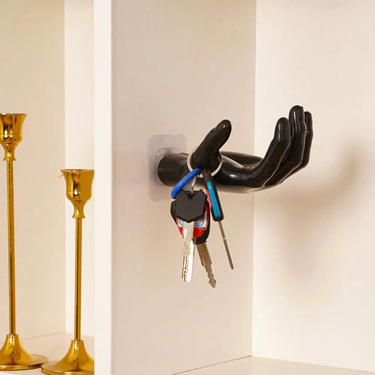 Colgador de Pared de Resina Manual - Gancho Creativo para Almacenamiento en Baño y Cocina