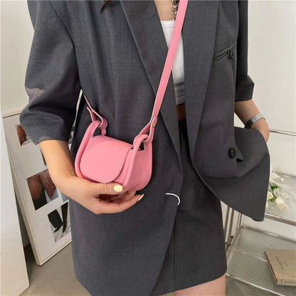 Mini Bolso Cruzado de Diseñador para Mujer, de Cuero PU, Diseño Moderno y Elegante