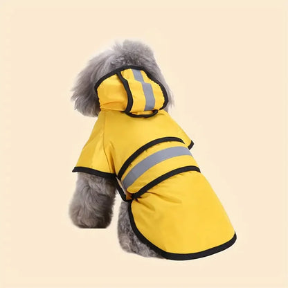 Capa Impermeable y Cortaviento Ajustable para Perros, Mantén a tu Mascota Seca y Cómoda bajo la Lluvia