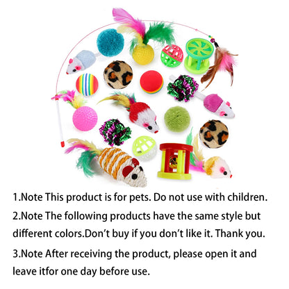 Sonajero para Gatos y Túnel de Papel Arrugado, Juguetes para Gatos Pequeños, Túnel Plegable de Poliester y Algodón, Tienda y Juguetes para Gatos, 21 Piezas
