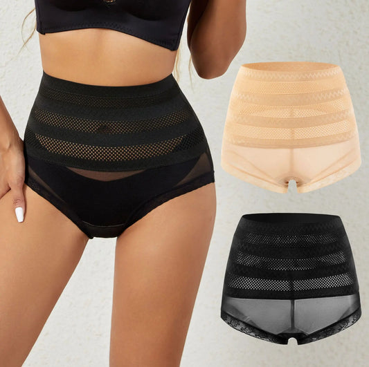 Panties Moldeadoras para Mujer, Control de Abdomen y Levantamiento de Glúteos, Ropa Interior Transpirable de Cintura Alta