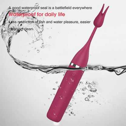 Estimulador de Clítoris y Punto G de Alta Frecuencia | Vibrador Impermeable Recargable para Mujer con 10 Modos de Vibración