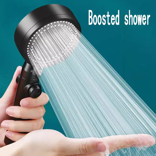 Cabezal de Ducha Negro de Alta Presión | Ahorro de Agua y Antióxido | Ducha de Mano para Baño InteligenteCabezal de Ducha Negro de Alta Presión | Ahorro de Agua y Antióxido | Ducha de Mano para Baño Inteligente