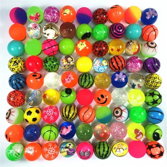 Set de Pelotas de Goma Elástica 30MM – Bouncing Balls en Colores Surtidos, Ideal para Sorpresas y Máquinas Expendedoras
