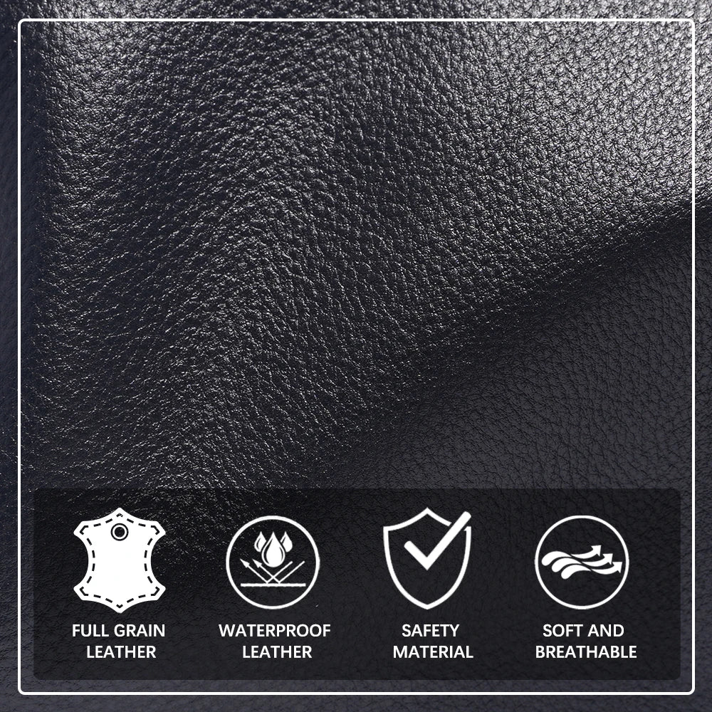 Bolso de Hombro Zency | Piel Genuina 100% | Diseño Elegante Blanco y Negro
