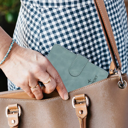Funda para pasaporte con bloqueo RFID, billetera de cuero, accesorios de viaje para hombres y mujeres