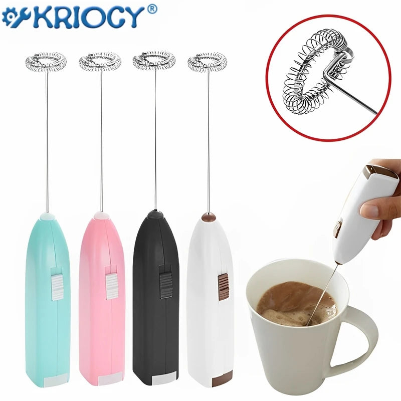 Mini Batidor Eléctrico Portátil para Café, Leche y Huevos - Espumador de Mano Sin Cables para Cappuccino, Batidos y Más