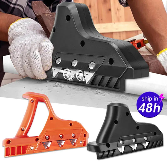 1PC Cortador Rápido de Tablero de Yeso: Cuchilla Triple para Bordes Perfectos a 45°/60°, Herramienta de Carpintería para Cantos Secos
