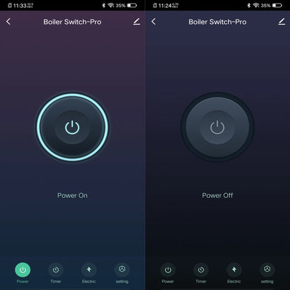 Interruptor Inteligente de Calentador de Agua Tuya 20A EU | Control Remoto App, Protección de Sobrecarga, Monitoreo de Energía, Compatible con Alexa