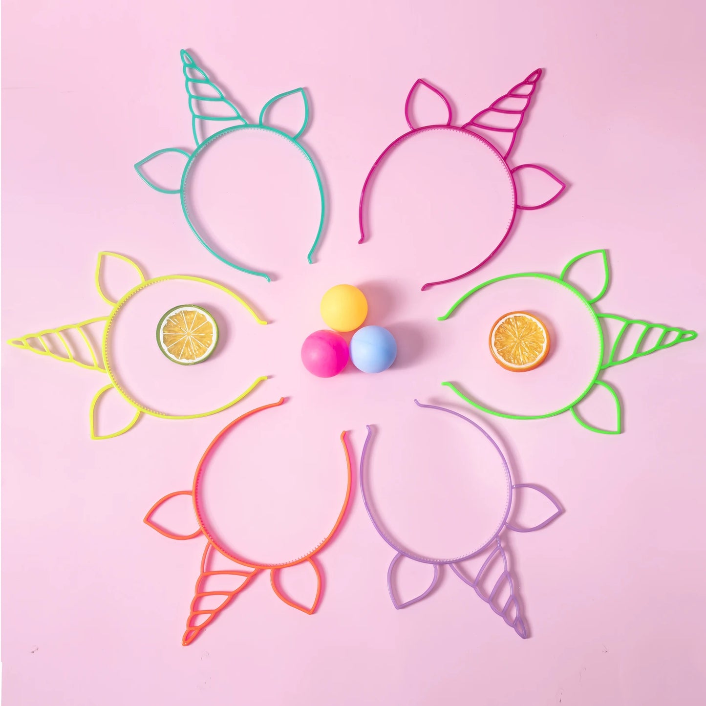 6pcs Diadema Luminosa de Unicornio, Brilla en la Oscuridad, Accesorios para el Cabello para Niñas, Bebés, Fiesta de Cumpleaños, Festival