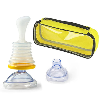 Kit de Primeros Auxilios para Asfixia para Adultos y Niños, Dispositivo de Rescate para Asfixia en el Hogar, Kit de Rescate de 2 Tamaños, 4 Unids/Set