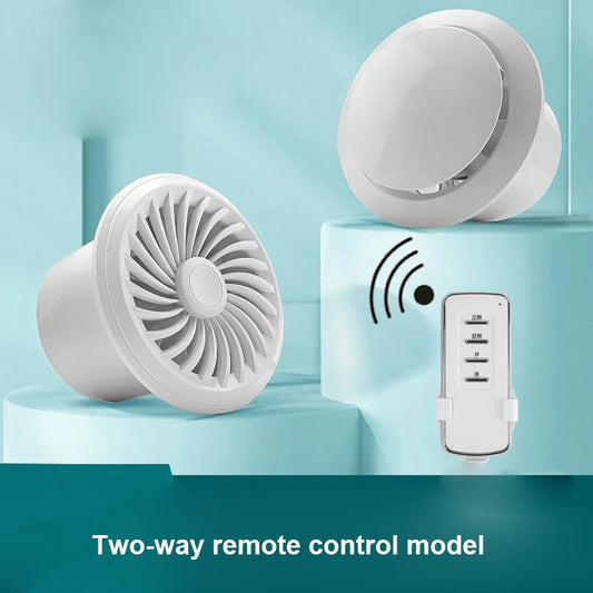 Ventilador Extractor Ajustable de 4'' y 6'' - Ventilador de Ducto para Cocina y Áticos con Control Remoto