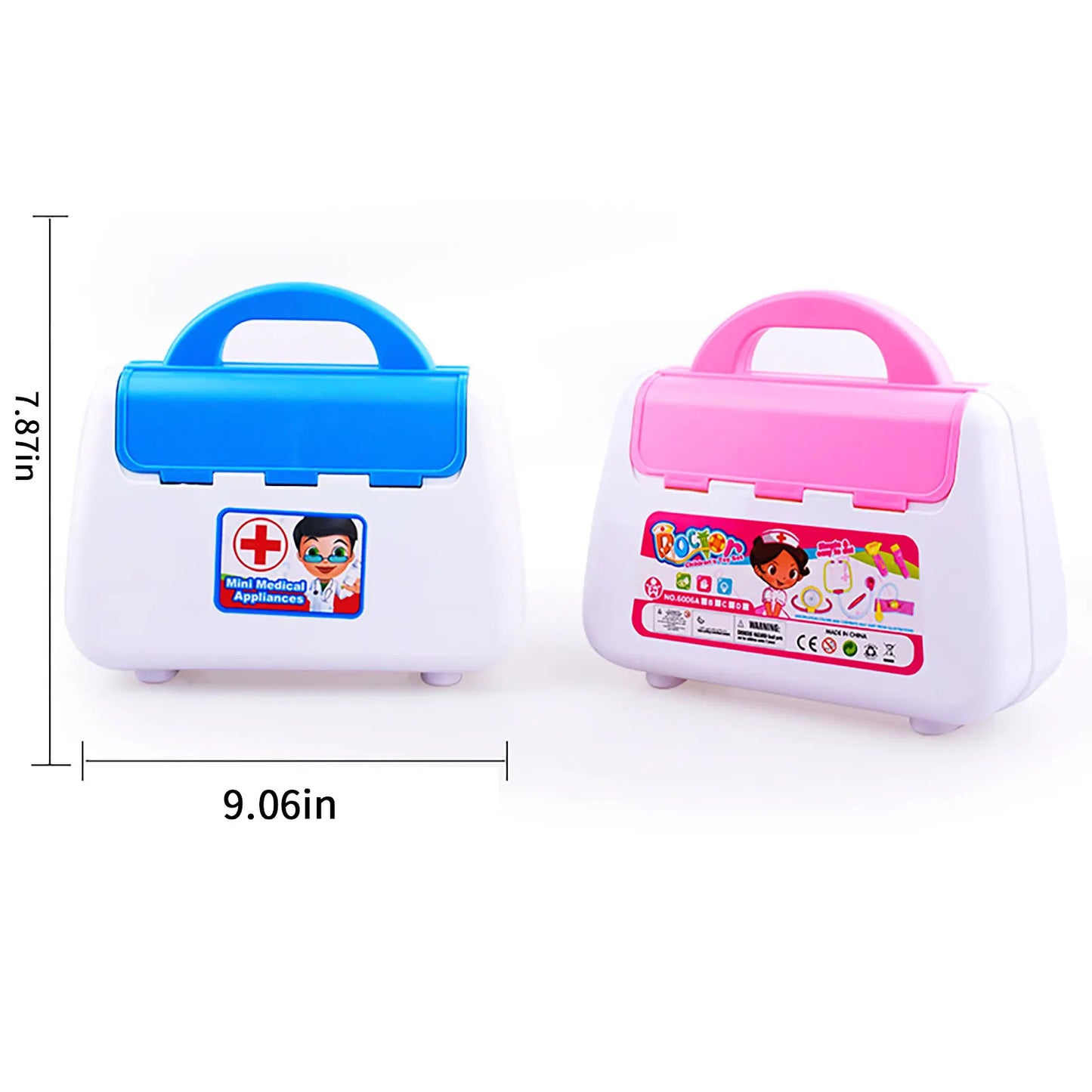 Set de 16 Piezas de Caja Médica para Niños con Sonido y Luz | Juguete Simulado de Doctor y Enfermera