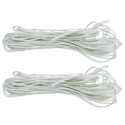 Cable de Soldadura para Luz de Neón LED, Cable Paralelo Transparente de 22AWG, 2 Pines, Iluminación LED de Audio, 5m-80m
