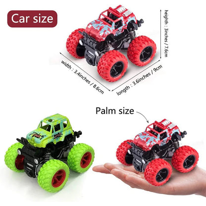Coche de juguete de rotación inercial para niños, vehículo todoterreno de tracción en las cuatro ruedas, SUV, coche de carreras