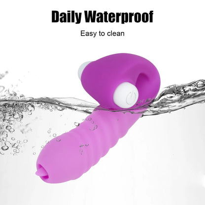 Vibrador con Funda para los Dedos y Correa para Mujer, Estimulador de Clítoris, Lamedores Vaginales, Tapón Anal, Juguetes Sexuales Eróticos para Parejas