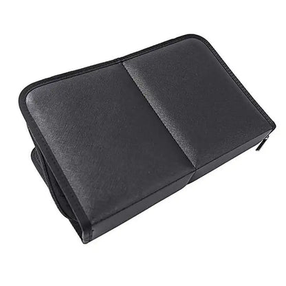 Organizador Profesional de Brochas de Maquillaje - Estuche Plegable de 29 Compartimentos con Cierre de Cremallera