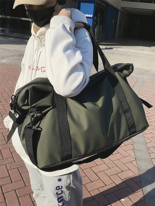 Bolsa de Viaje de Mano, Gran Capacidad para Deportes y Fitness: Ligera, de Almacenamiento Compacto, y de Hombro Cruzado