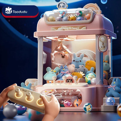 Gran Máquina de Peluches DIY para Niños - Juego de Monedas con Garras