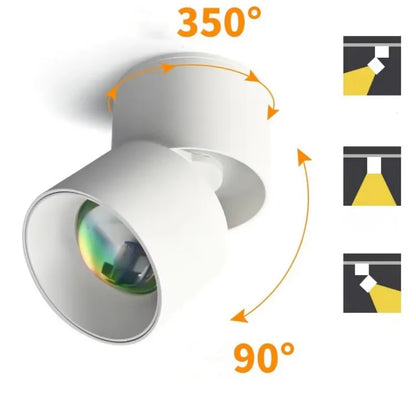 Nueva Lámpara Led de Puesta de Sol, Lámpara de Techo LED Empotrada o Montada en Superficie para Iluminación de Puntos Interiores - Decoración para Sala de Estar, Dormitorio y Pasillo