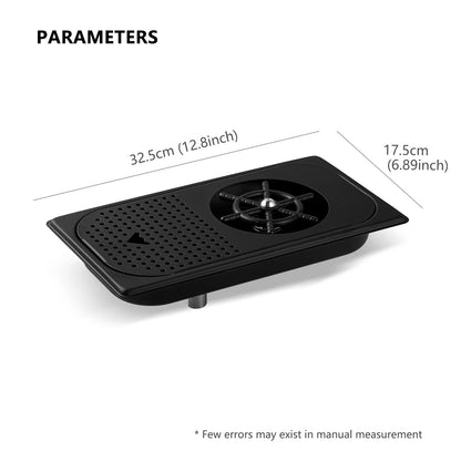 MHW-3BOMBER - Enjuagador de Vasos Metálico, Rociador de Agua Potente de Acero Inoxidable para Tazas de Café - Accesorios Elegantes para Bar en Casa y Cocina