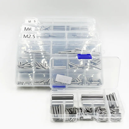 Set de Pasadores Cilíndricos de Localización M1 M1.5 M2.5 M3 M4 M5 M6 M8 - Acero Inoxidable 304, Fijación Segura