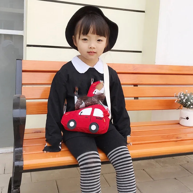 "Bolso Bandolera Infantil Mini – Diseño de Caricatura para Niños y Niñas, Perfecto como Monedero o Bolso de Mano"