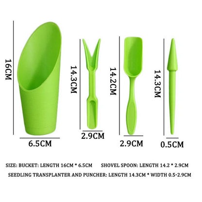 Mini Kit de Herramientas de Jardín: Accesorios de Bricolaje para Suculentas y Trasplante de Plántulas