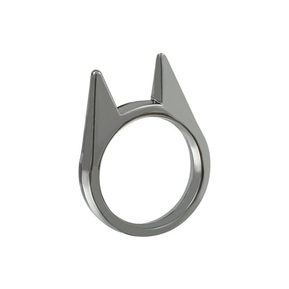 Anillo de Autodefensa de Supervivencia al Aire Libre para Hombres y Mujeres, Anillo Portátil de Autodefensa, Anillo Protector de Dedo para Arma, Senderismo y Camping, Joyería