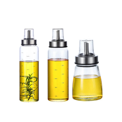 Botella de Aceite de Vidrio de Borosilicato de Alta Resistencia Holaroom, Recipiente de Almacenamiento Antigoteo para Condimentos, Tarro de Salsa de Soja, Botella de Vinagre - Accesorio de Cocina Duradero