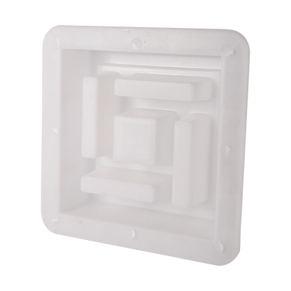 Molde reutilizable de plástico calado para pared de fondo de jardín, molde decorativo para camino de ladrillo hueco de cemento para suelo de jardín, bricolaje