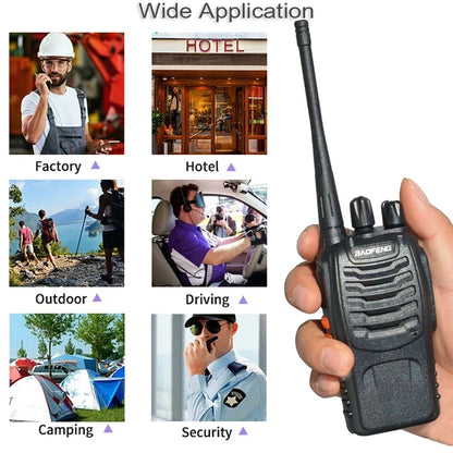 Walkie Talkie Baofeng BF-888S Original 5W - Transceptor Portátil UHF 400-470MHz con Alcance de 5KM - Radio de Dos Vías Intercom BF 888S