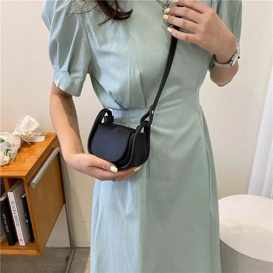 Mini Bolso Cruzado de Diseñador para Mujer, de Cuero PU, Diseño Moderno y Elegante