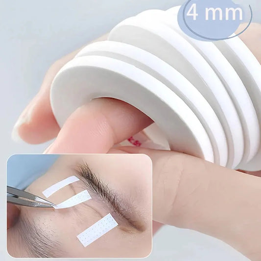 Cinta de Extensión de Pestañas al Por Mayor - Cinta Microporosa Profesional de 4 mm, Fácil de Rasgar, Transpirable y Anti-Alergias para Maquillaje de Pestañas